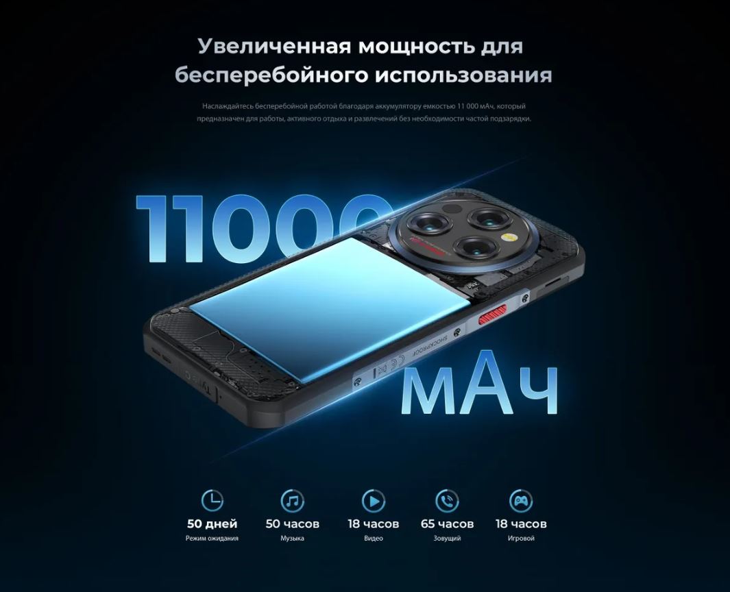 Аккумулятор смартфона Oukitel WP35 S